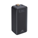 Rivacase VA1084 40000mAh ferðarafhlaða, PD 65W, USB-C kapall, LED, 800gr, svört - image 2 [c6ab3512ad]