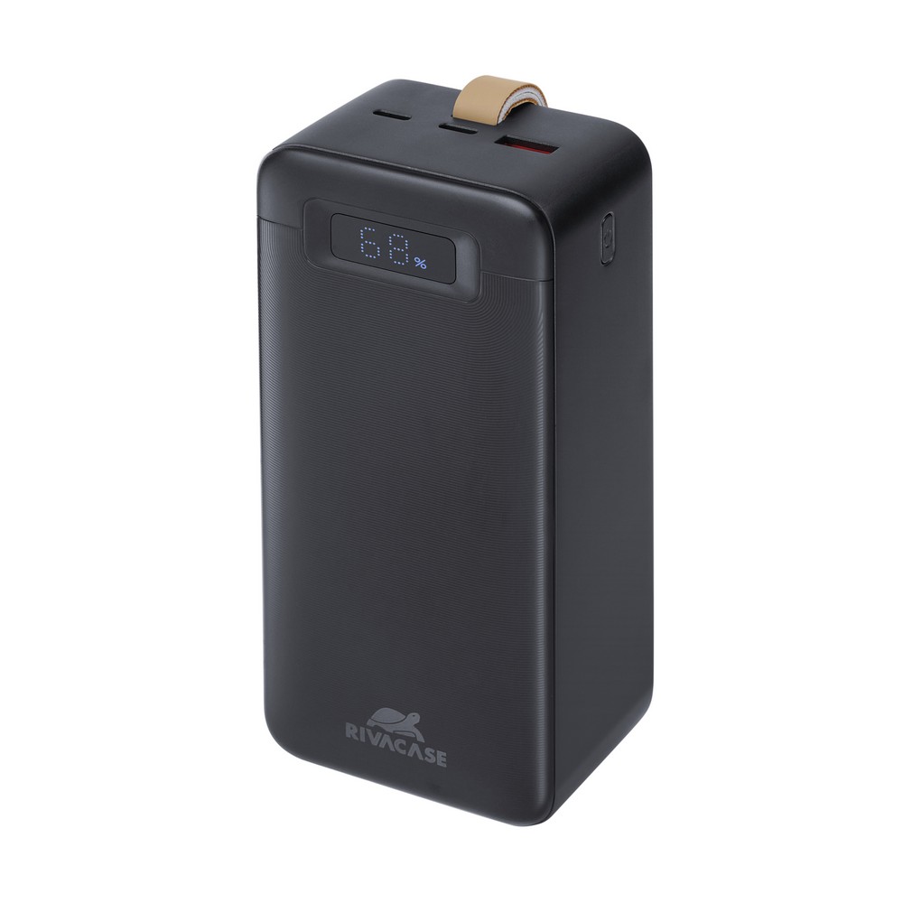 Rivacase VA1084 40000mAh ferðarafhlaða, PD 65W, USB-C kapall, LED, 800gr, svört - image 3 [1e99d8bcda]
