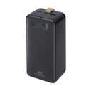 Rivacase VA1084 40000mAh ferðarafhlaða, PD 65W, USB-C kapall, LED, 800gr, svört - image 3 [1e99d8bcda]