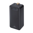 Rivacase VA1084 40000mAh ferðarafhlaða, PD 65W, USB-C kapall, LED, 800gr, svört - image 4 [b5d65e9522]