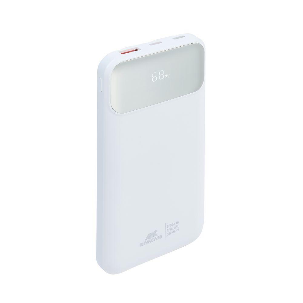 Rivacase VA2211 10000mAh ferðarafhlaða, PD 22.5W, 3x innb.kaplar, hvít - image 2 [e28d45a8e1]