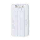 Rivacase VA2211 10000mAh ferðarafhlaða, PD 22.5W, 3x innb.kaplar, hvít - image 8 [eea3d1932e]