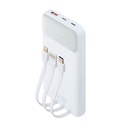 Rivacase VA2211 10000mAh ferðarafhlaða, PD 22.5W, 3x innb.kaplar, hvít - image 17 [25a013ea88]