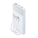 Rivacase VA2211 10000mAh ferðarafhlaða, PD 22.5W, 3x innb.kaplar, hvít - image 18 [d1167be647]