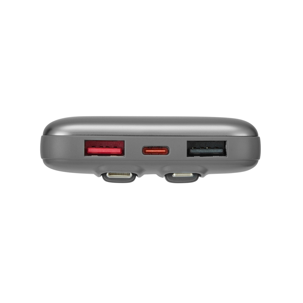 Rivacase VA2611 10000mAh ferðarafhlaða, PD 30W með 2x innb.köplum, silfur - image 13 [15db5cdef4]