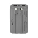 Rivacase VA2612 20000mAh ferðarafhlaða, PD 30W, með 2x innb.köplum, silfur - image 9 [b9d435b226]