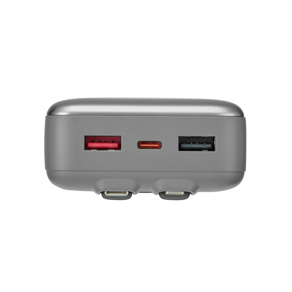 Rivacase VA2612 20000mAh ferðarafhlaða, PD 30W, með 2x innb.köplum, silfur - image 14 [f7bb772704]