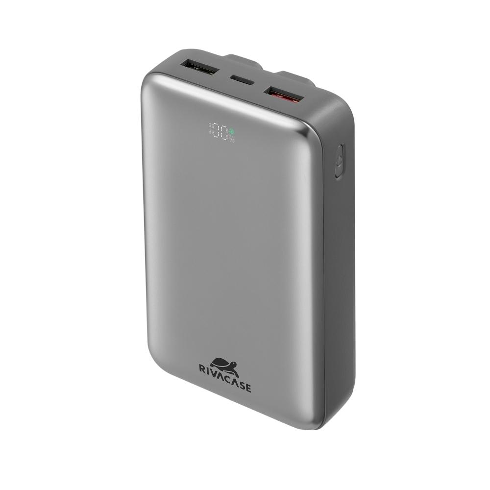 Rivacase VA2612 20000mAh ferðarafhlaða, PD 30W, með 2x innb.köplum, silfur - image 16 [561ba124be]