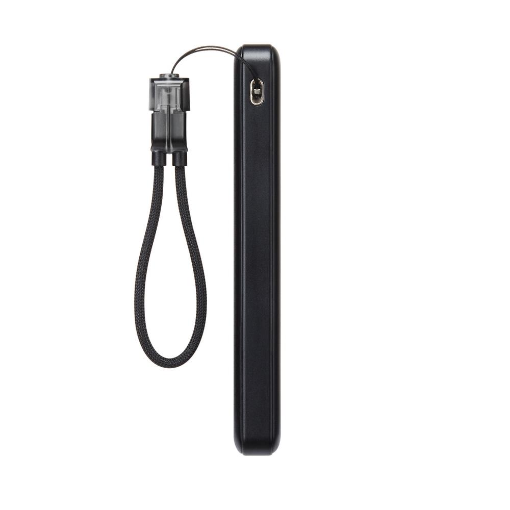 Rivacase VA2311 10000mAh ferðarafhlaða, PD 22.5W, LanYard USB-C kapall, LED, svört - image 6 [6e249d3795]