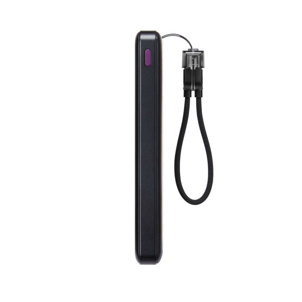 Rivacase VA2311 10000mAh ferðarafhlaða, PD 22.5W, LanYard USB-C kapall, LED, svört - image 9 [c6ca262130]
