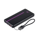 Rivacase VA2311 10000mAh ferðarafhlaða, PD 22.5W, LanYard USB-C kapall, LED, svört - image 16 [e1f2f735ec]