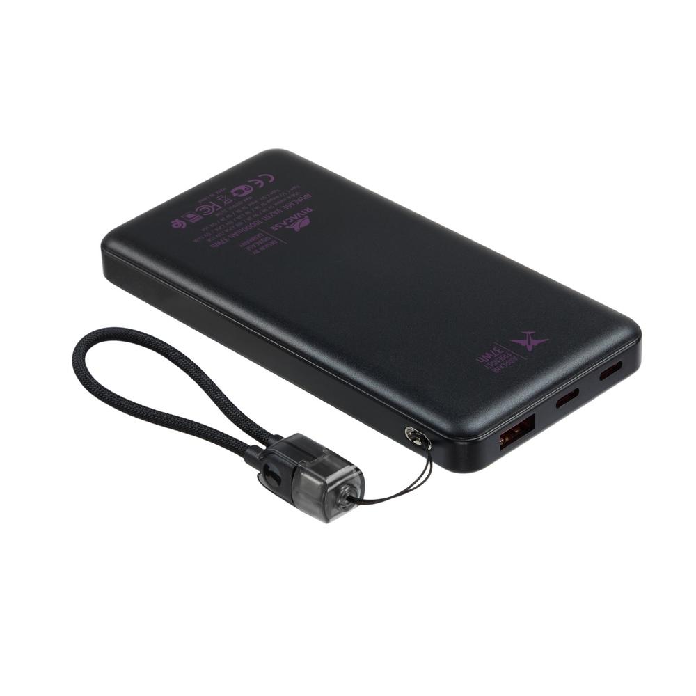 Rivacase VA2311 10000mAh ferðarafhlaða, PD 22.5W, LanYard USB-C kapall, LED, svört - image 18 [3aa315b0b8]
