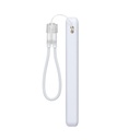 Rivacase VA2311 10000mAh ferðarafhlaða, PD 22.5W, LanYard USB-C kapall, LED, hvít - image 5 [4070596f7c]
