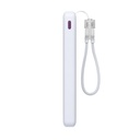 Rivacase VA2311 10000mAh ferðarafhlaða, PD 22.5W, LanYard USB-C kapall, LED, hvít - image 9 [c1683238b2]