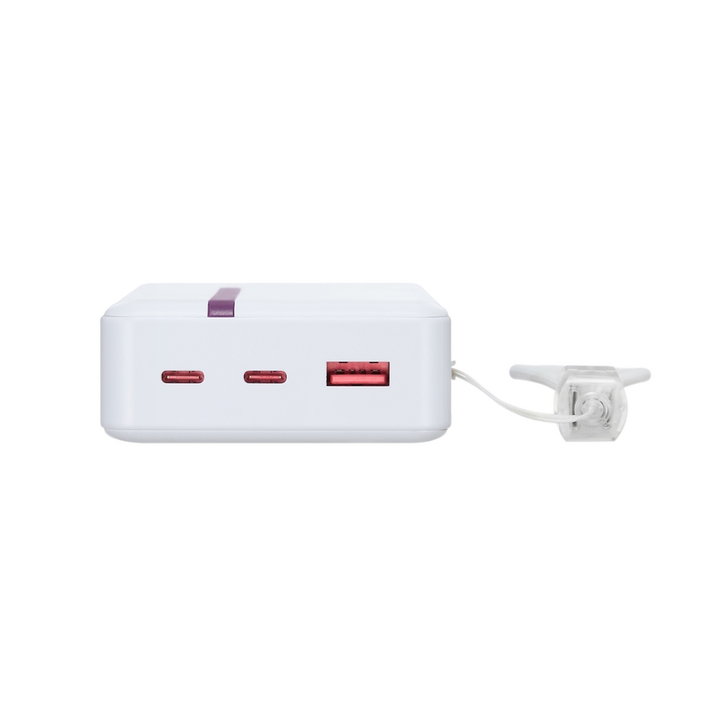 Rivacase VA2312 20000mAh ferðarafhlaða, PD 22.5W, LanYard USB-C kapall, LED, hvít - image 11 [8e0f9cb38e]