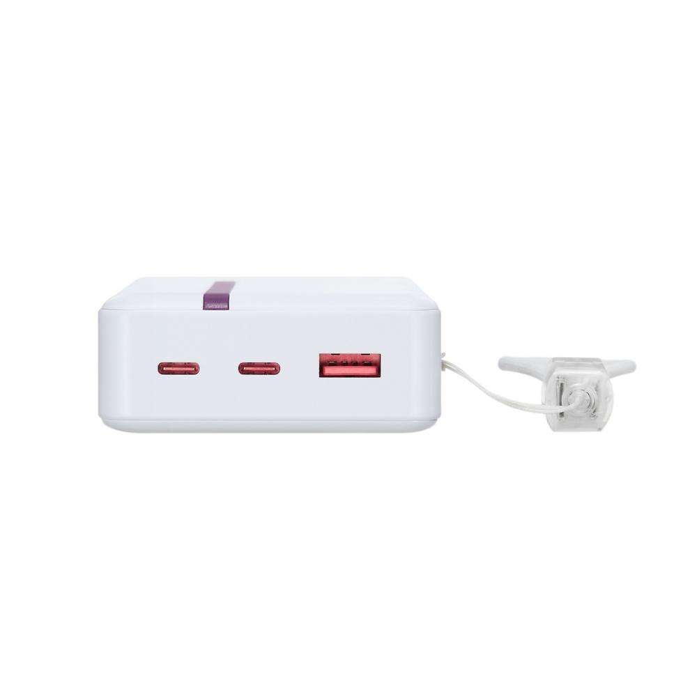 Rivacase VA2312 20000mAh ferðarafhlaða, PD 22.5W, LanYard USB-C kapall, LED, hvít - image 12 [de292731c2]