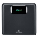 Rivacase VA1090 20000mAh Slim ferðarafhlaða, PD 100W, LED skjár, USB-C kapall, svört - image 2 [ac38599881]