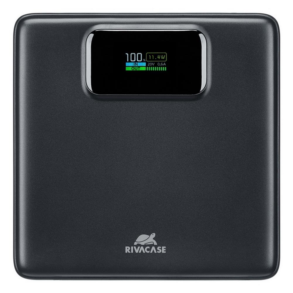 Rivacase VA1090 20000mAh Slim ferðarafhlaða, PD 100W, LED skjár, USB-C kapall, svört - image 13 [64611aa313]