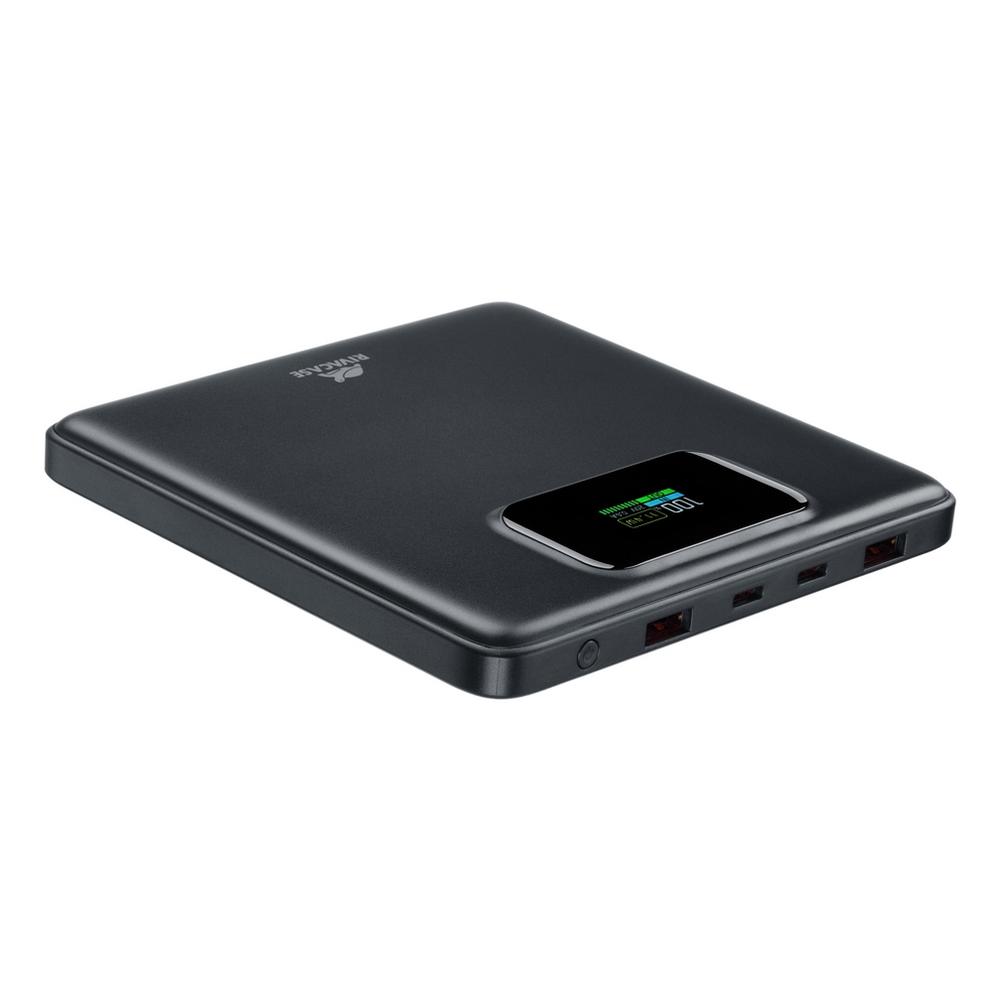 Rivacase VA1090 20000mAh Slim ferðarafhlaða, PD 100W, LED skjár, USB-C kapall, svört - image 19 [67ae73c178]