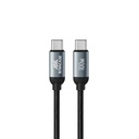 Rivacase PS6115 BK12 100W USB-C í USB-C 1,2m ofinn kapall, svartur - image 4 [529cc20e46]