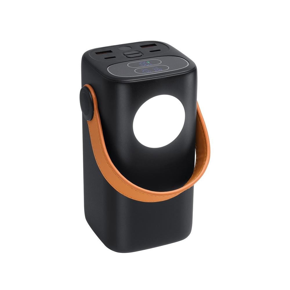 Rivacase VA1085 40000mAh ferðarafhlaða, PD 65W, innb.lampi, LED, svört - image 2 [09214df120]