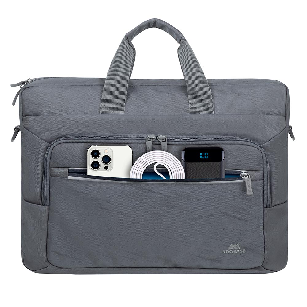 Rivacase 7531 Alpendorf 15-16" ECO hliðartaska, grá - image 15 [93c08c2c79]