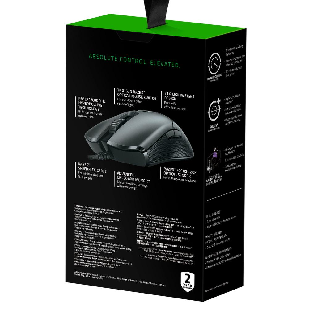 Razer Viper 8KHz leikjamús, svört - image 12 [979f1a3d76]