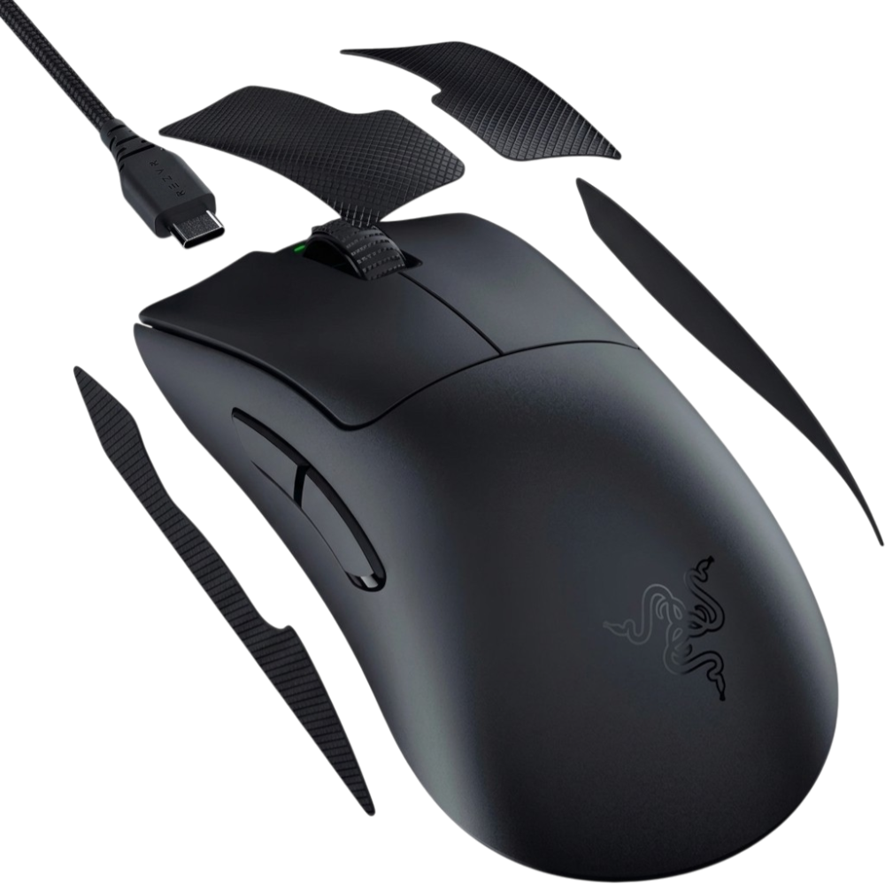Razer Deathadder V3 Pro RGB Hyperspeed þráðlaus leikjamús, svört - image 6 [5d108a369f]