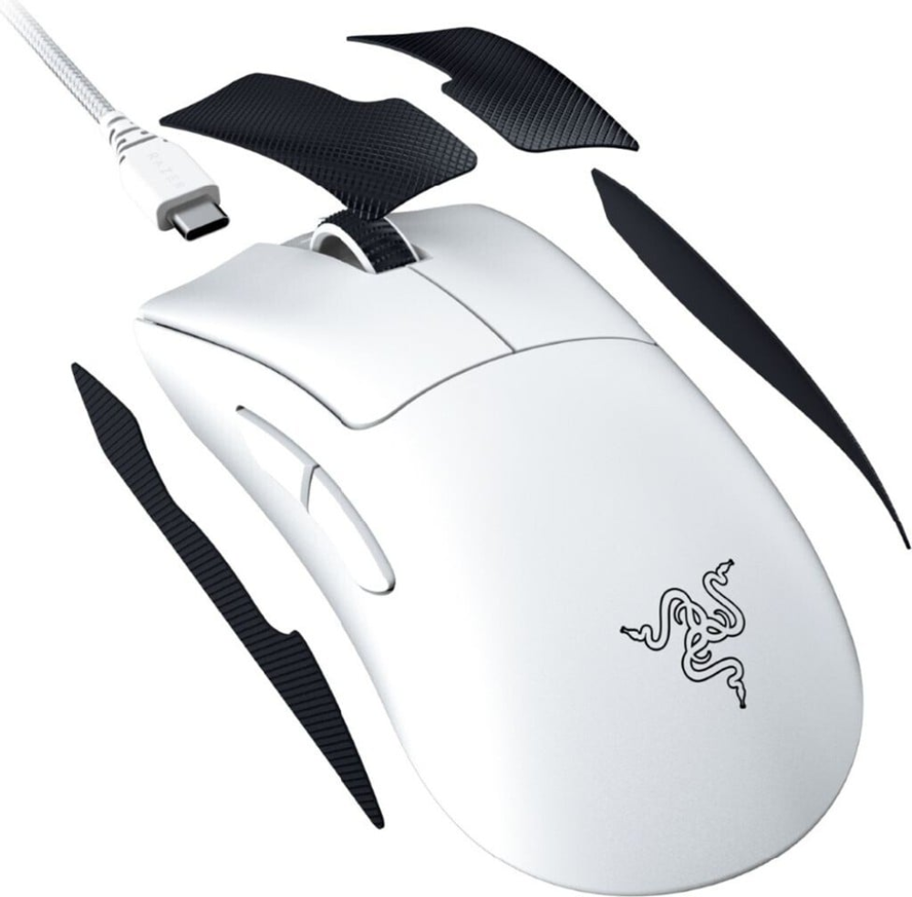 Razer Deathadder V3 Pro RGB Hyperspeed þráðlaus leikjamús, hvít - image 5 [d629b564c7]