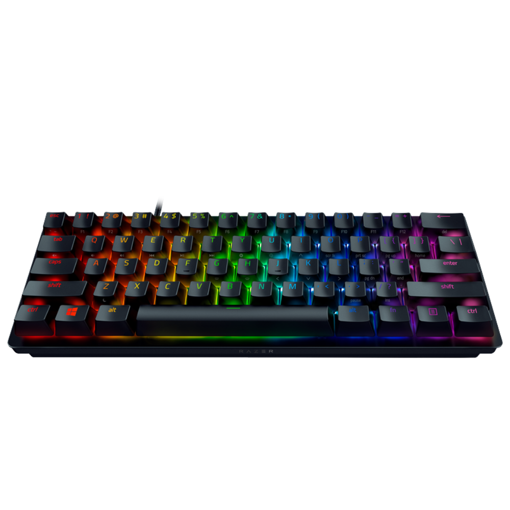 Razer Huntsman Mini 60% RGB leikjalyklaborð, Fj.bláir optical svissar, Nordic, Svart - image 2 [bc574fa7cb]