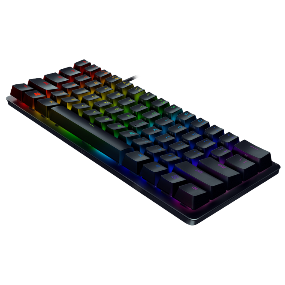 Razer Huntsman Mini 60% RGB leikjalyklaborð, Fj.bláir optical svissar, Nordic, Svart - image 4 [a9b01c3e28]