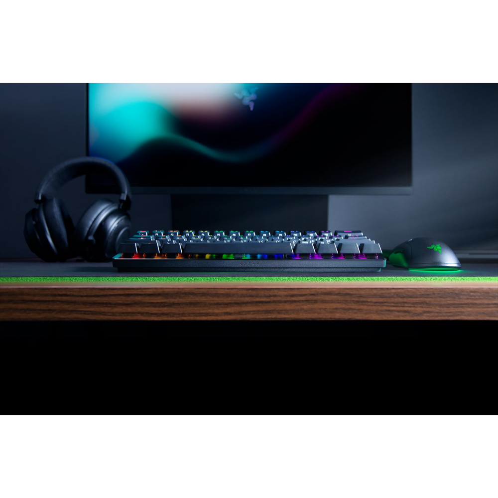 Razer Huntsman Mini 60% RGB leikjalyklaborð, Rauðir optical svissar, Nordic, Svart - image 13 [8f140d6ef0]