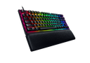 Razer Huntsman V2 TKL RGB leikjalyklaborð, lyklaborðsrenning, Fj.bláir optical svissar, Nordic, Svart - image 3 [3a60e43c29]