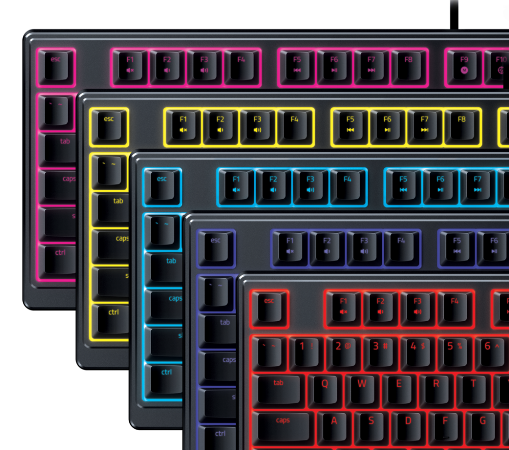 Razer Ornata V3 X Spill-Resistant leikjalyklaborð, Membrane, Nordic, Svart - image 9 [a6094bd0b9]