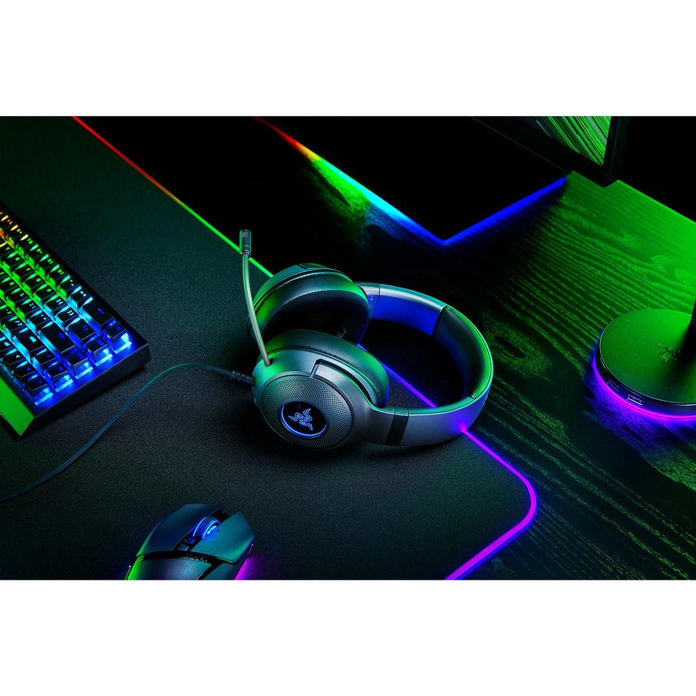 Razer Kraken V3 X 7.1 USB leikjaheyrnartól með hljóðnema, Svört - image 5 [276b2f837a]