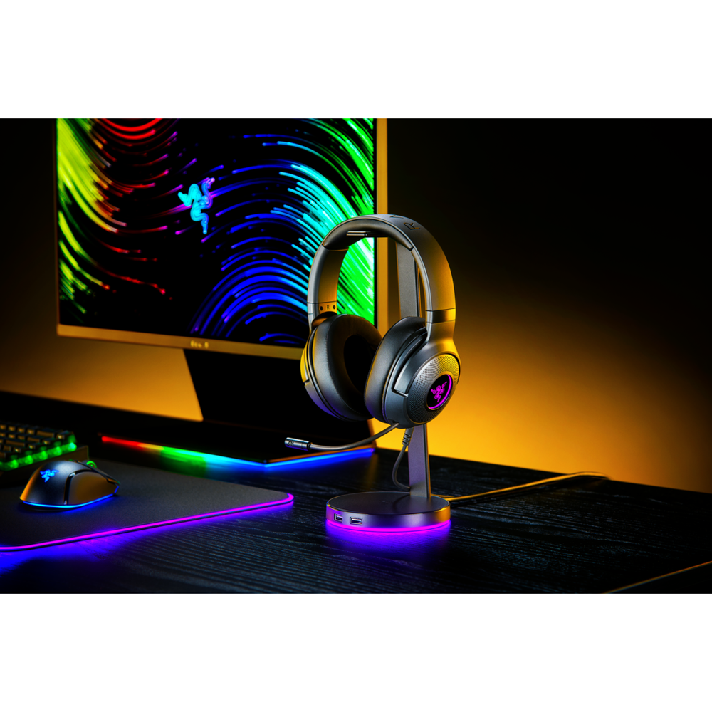 Razer Kraken V3 X 7.1 USB leikjaheyrnartól með hljóðnema, Svört - image 9 [b644eb48b5]
