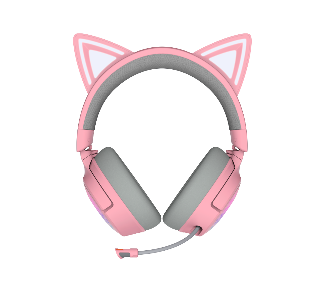 Razer Kraken Kitty V3 Pro HyperSpeed þráðlaus leikjaheyrnartól með hljóðnema, bleik - image 3 [efdfd9d4f8]