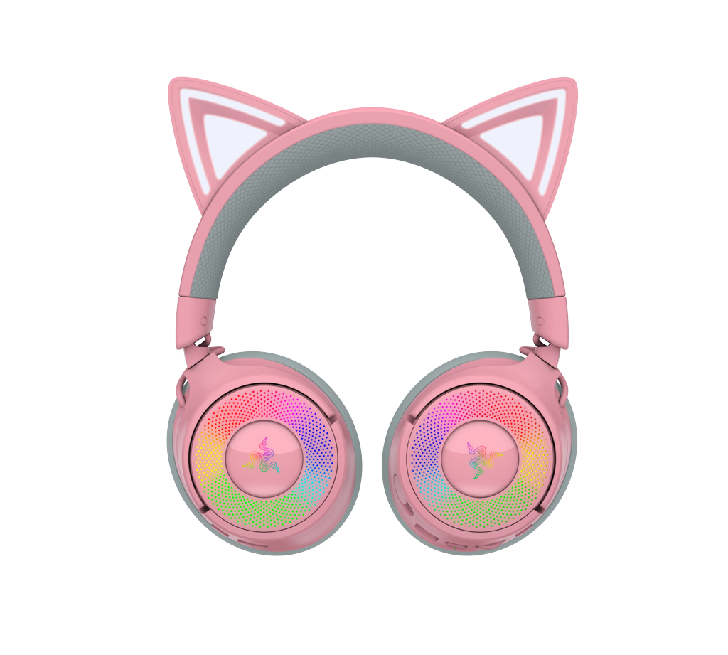 Razer Kraken Kitty V3 Pro HyperSpeed þráðlaus leikjaheyrnartól með hljóðnema, bleik - image 5 [f3e3cd28bc]
