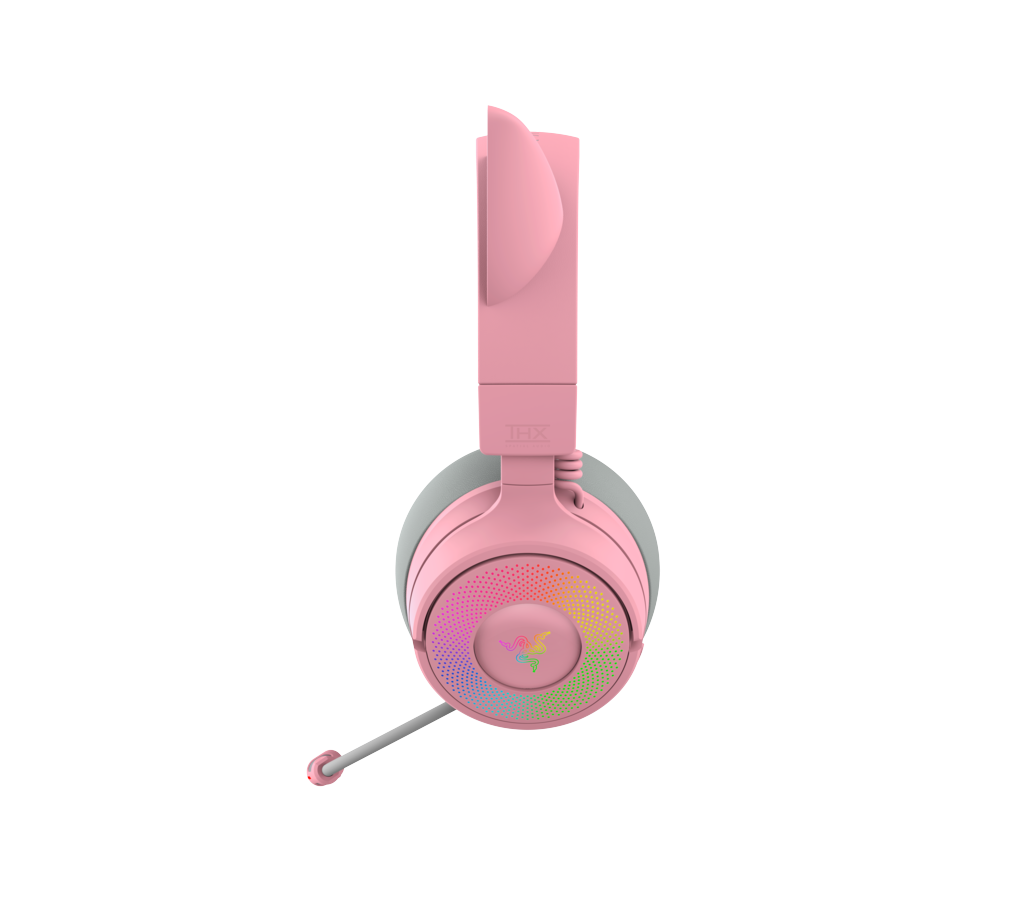 Razer Kraken Kitty V3 Pro HyperSpeed þráðlaus leikjaheyrnartól með hljóðnema, bleik - image 7 [8045412844]