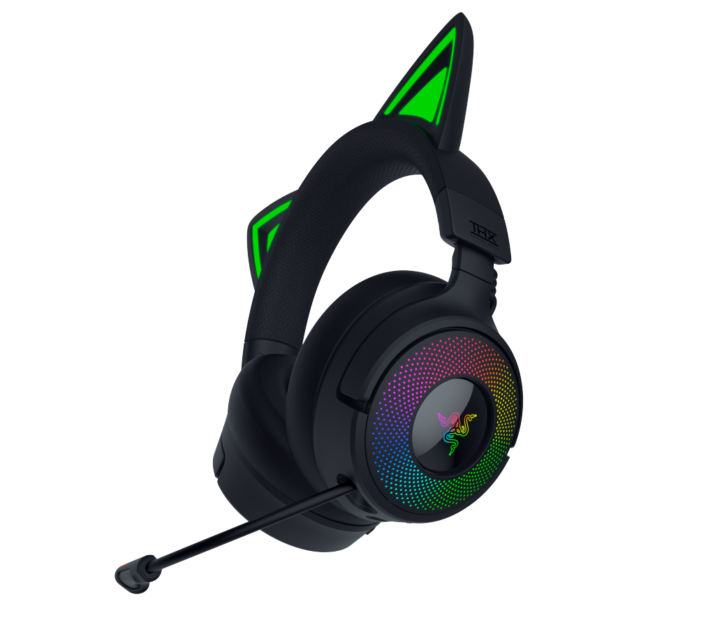 Razer Kraken Kitty V3 Pro HyperSpeed þráðlaus leikjaheyrnartól með hljóðnema, svört - image 2 [468b332282]