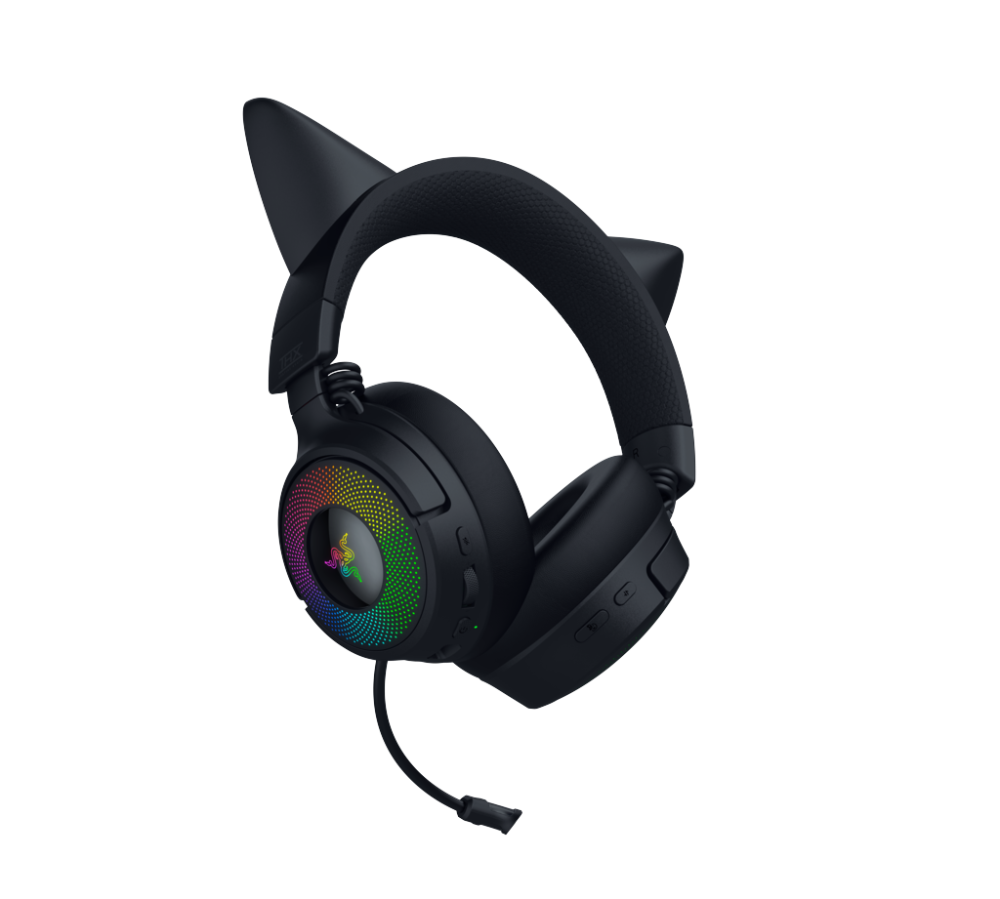 Razer Kraken Kitty V3 Pro HyperSpeed þráðlaus leikjaheyrnartól með hljóðnema, svört - image 12 [38fc2a59ff]