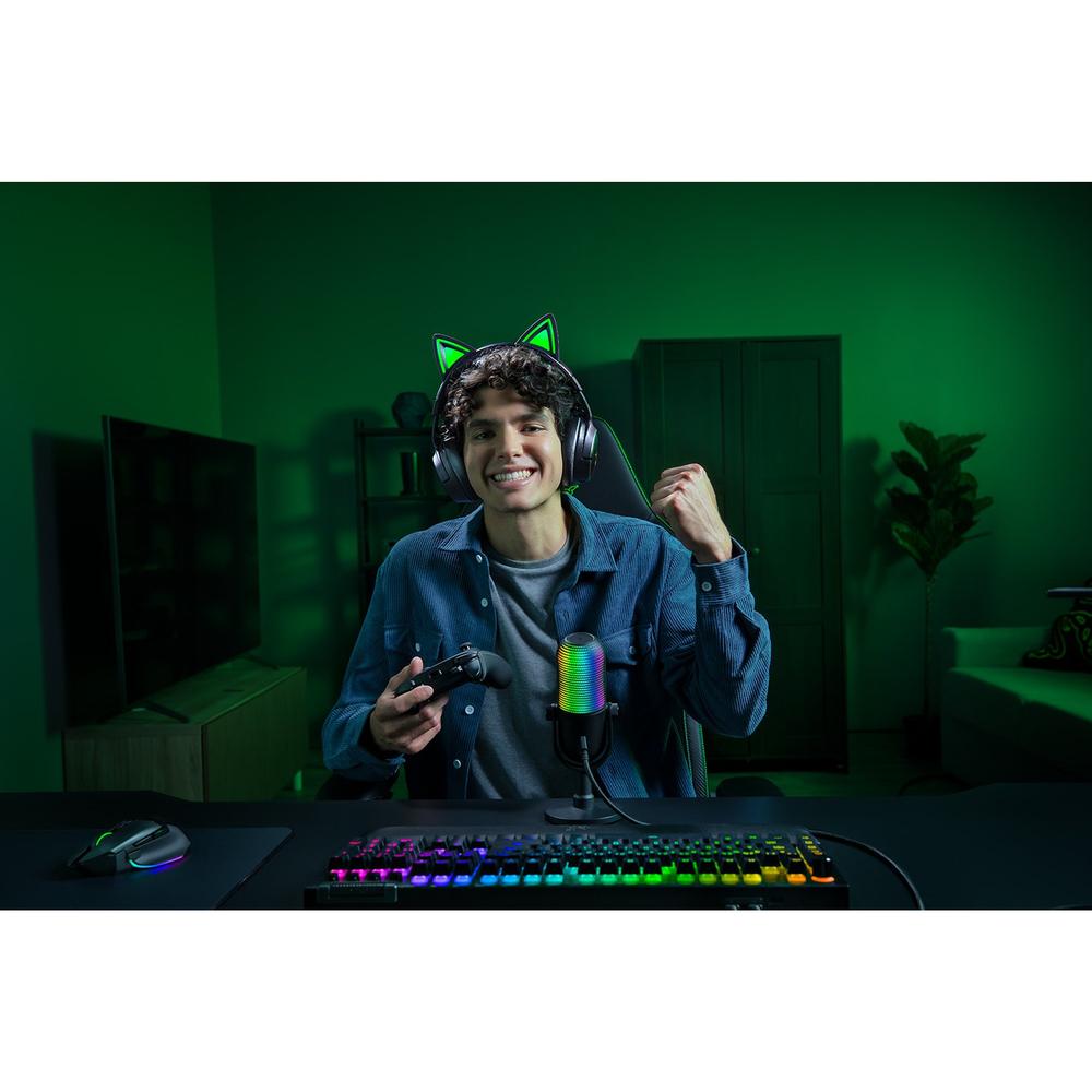 Razer Kraken Kitty V3 Pro HyperSpeed þráðlaus leikjaheyrnartól með hljóðnema, svört - image 18 [dbb6d89465]