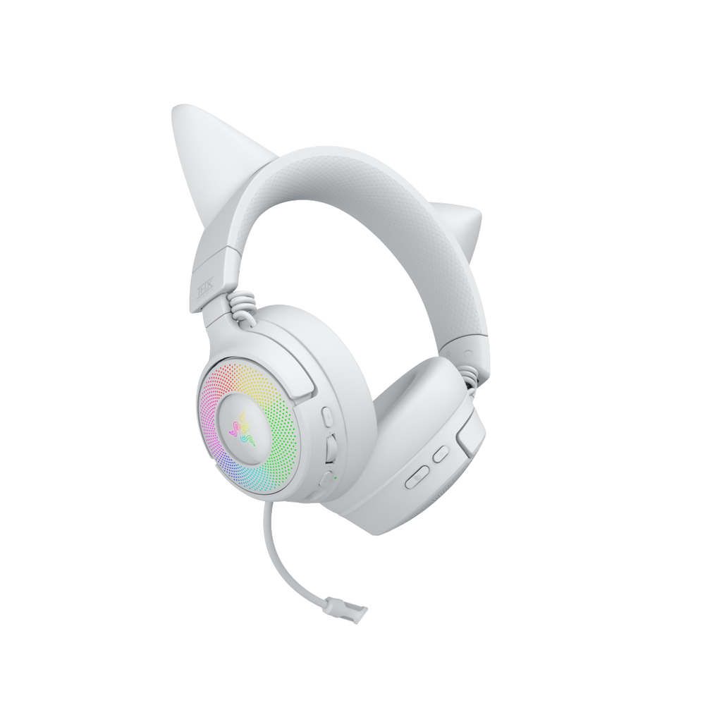 Razer Kraken Kitty V3 Pro HyperSpeed þráðlaus leikjaheyrnartól með hljóðnema, hvít - image 12 [31e24d4bd5]