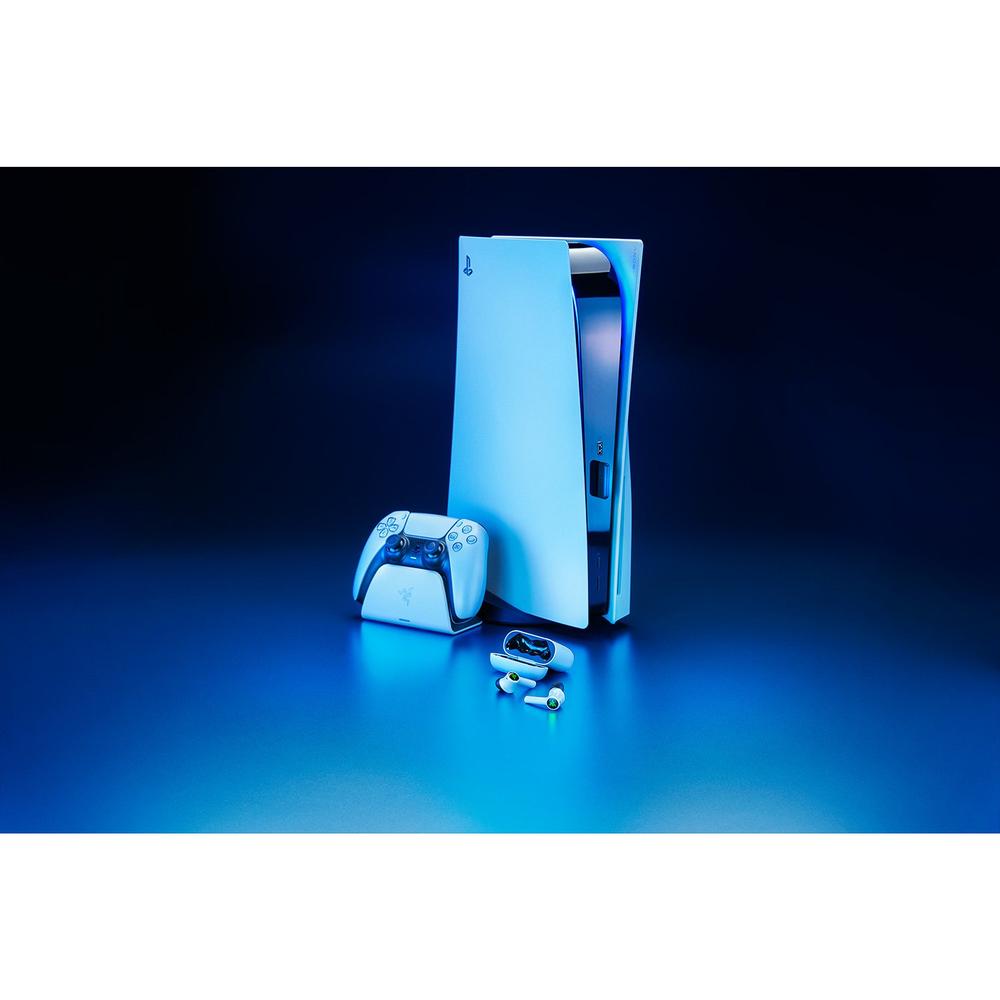 Razer Hammerhead Hyperspeed þráðlaus tappaheyrnartól fyrir PS5, PC, Hvít - image 18 [a2a9c14bbb]