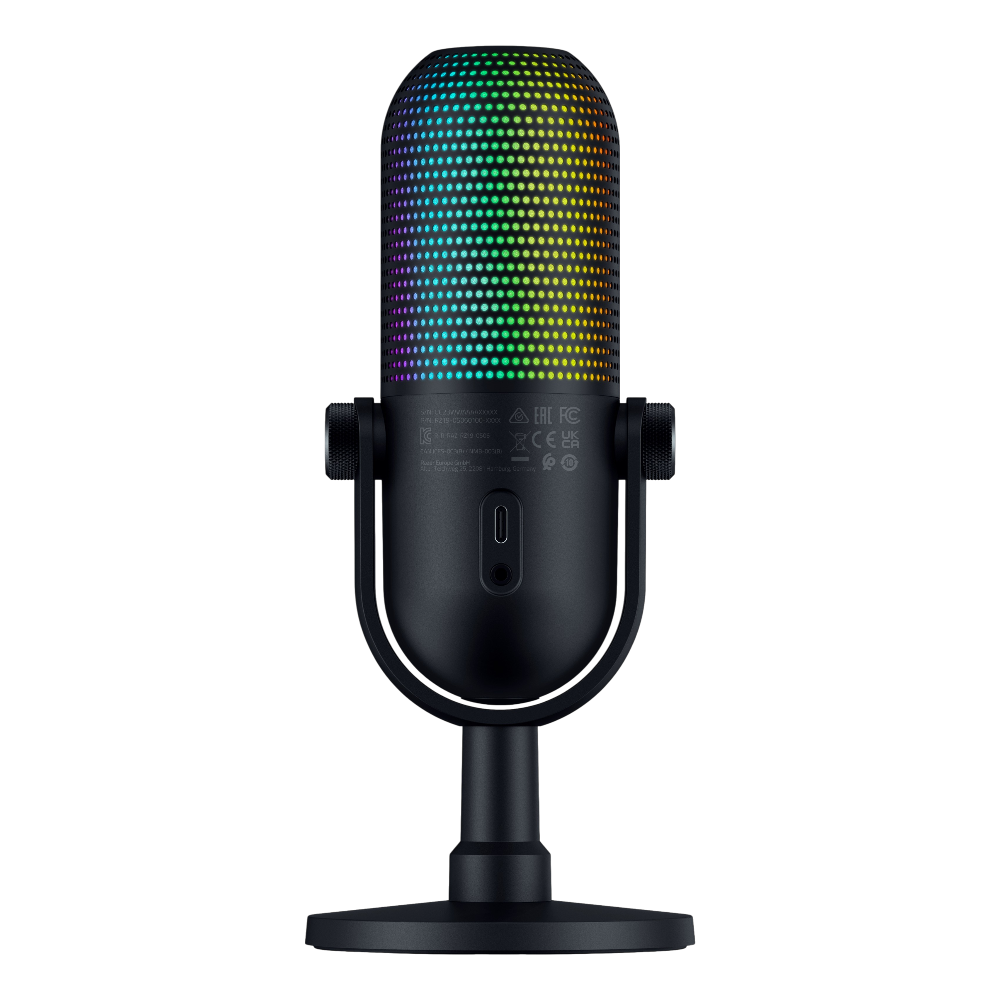 Razer Seiren USB Broadcast Chroma RGB hljóðnemi, svartur - image 3 [e0d25d2be9]