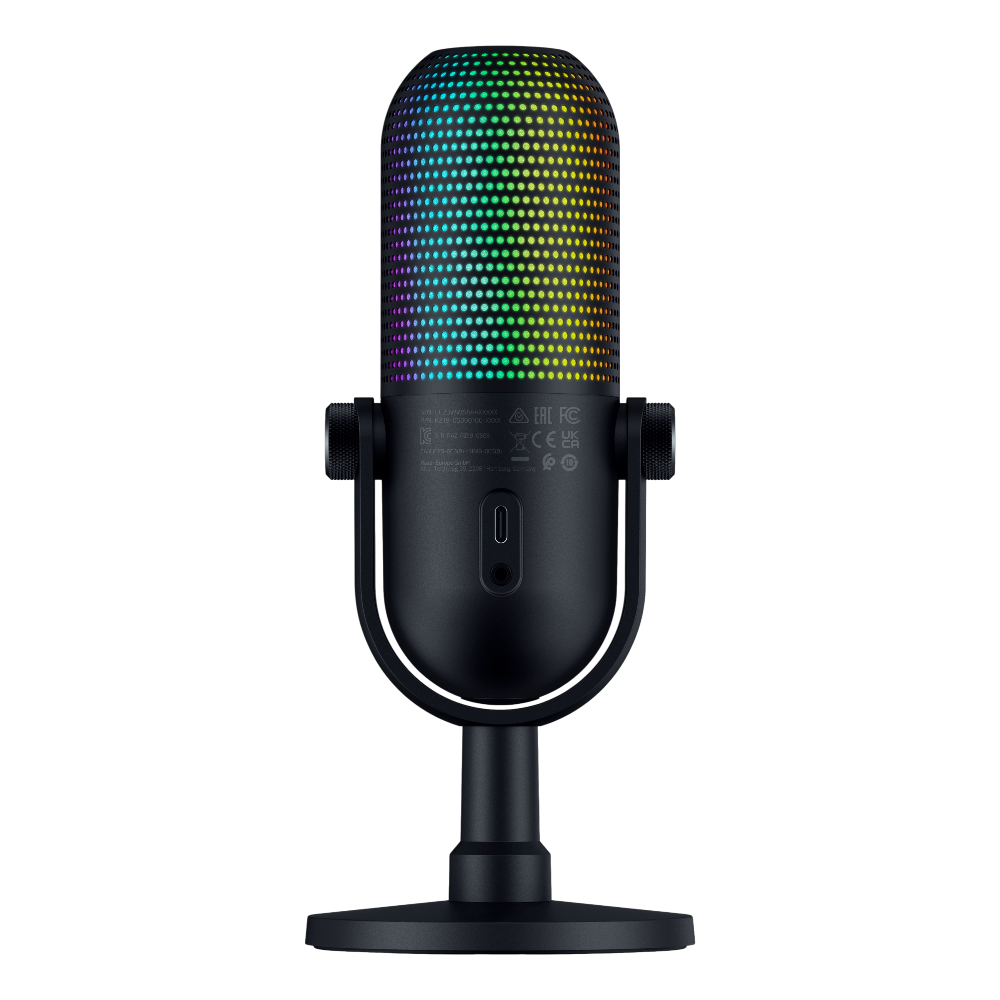 Razer Seiren USB Broadcast Chroma RGB hljóðnemi, svartur - image 4 [c8dbce2d8e]