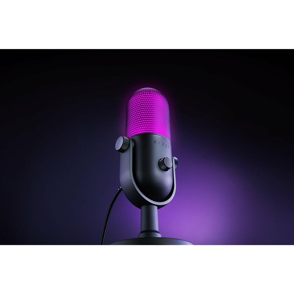 Razer Seiren USB Broadcast Chroma RGB hljóðnemi, svartur - image 14 [5ac0e0e0c8]
