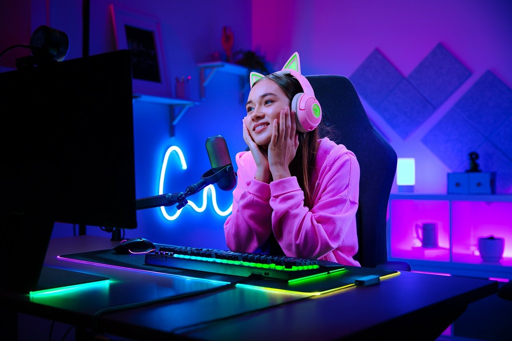 Razer Seiren USB Broadcast Chroma RGB hljóðnemi, svartur - image 19 [fd40890b58]