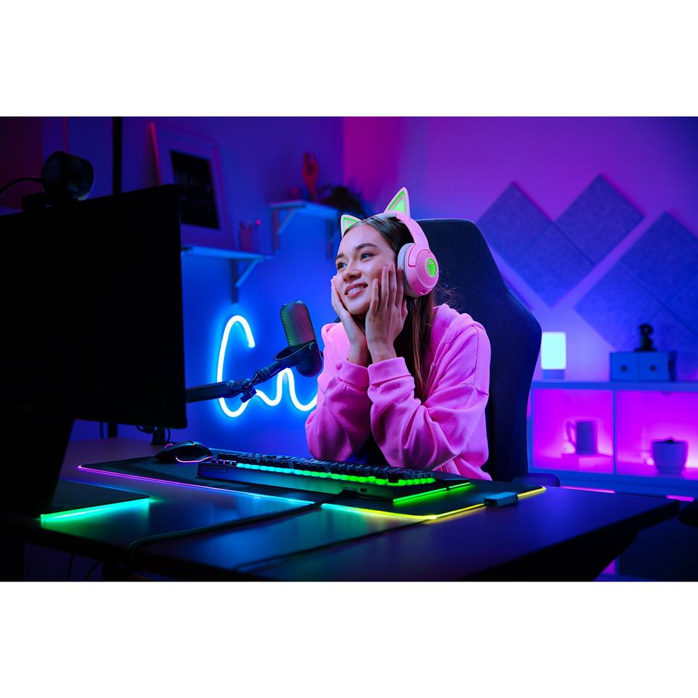 Razer Seiren USB Broadcast Chroma RGB hljóðnemi, svartur - image 20 [e141a9e1ea]