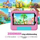 Pritom Kid Tab 7 spjaldtölvupakki með þráðlausum krakkaheyrnartólum og Bumper, bleik - image 4 [d01d785303]